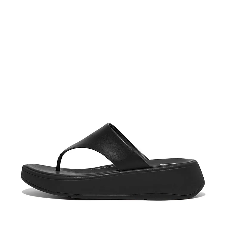 FITFLOP F-MODE Leather Flatform Toe-Post Sandals - Women's