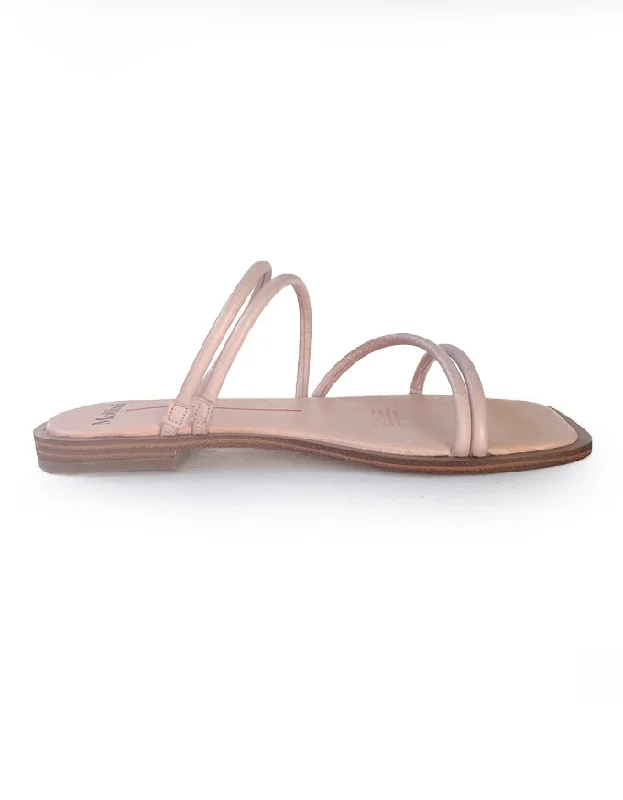 Fortuna Sandals Dark Nude Leather