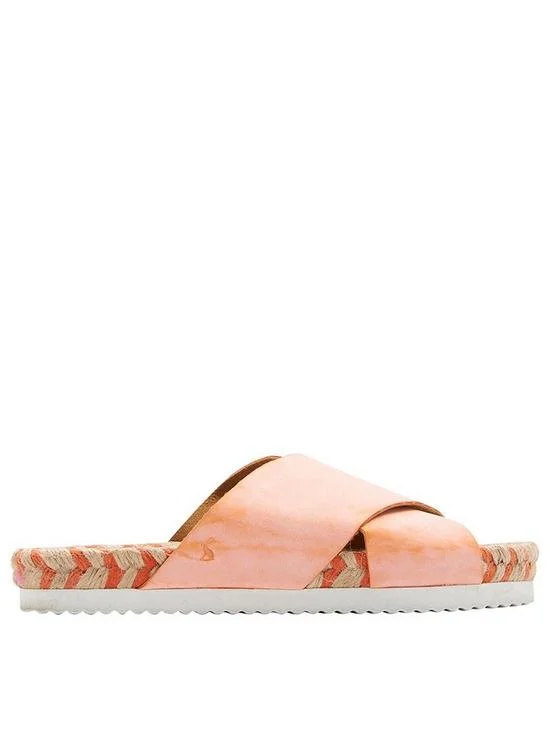 Joules Shoreside Cross-Over Slider Flat Womens Sandal