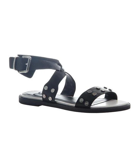 Madeline Black Dine Womens Sandal