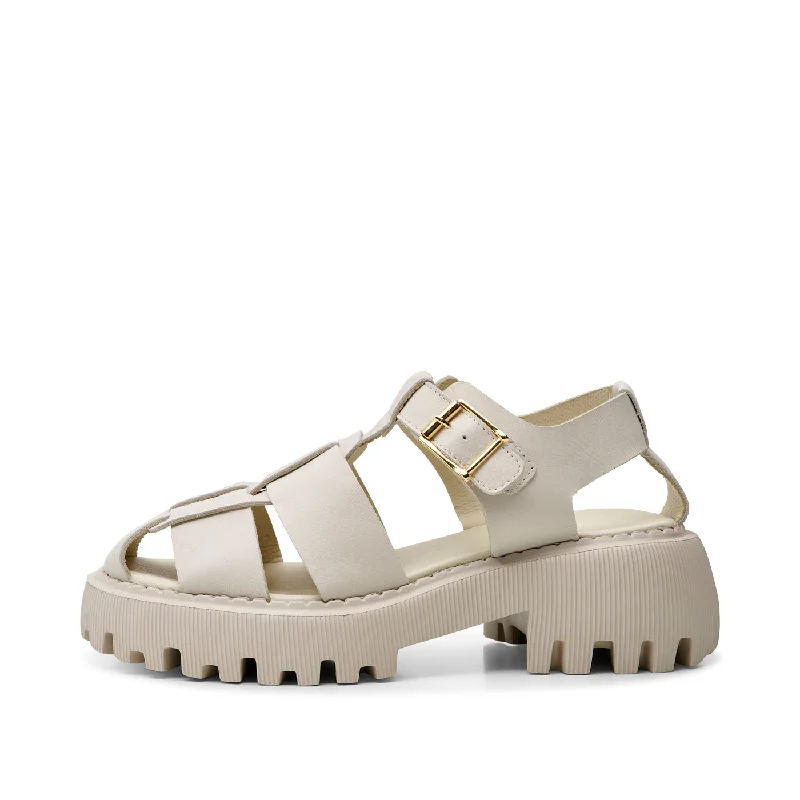 Posey sandal leather - OFF WHITE