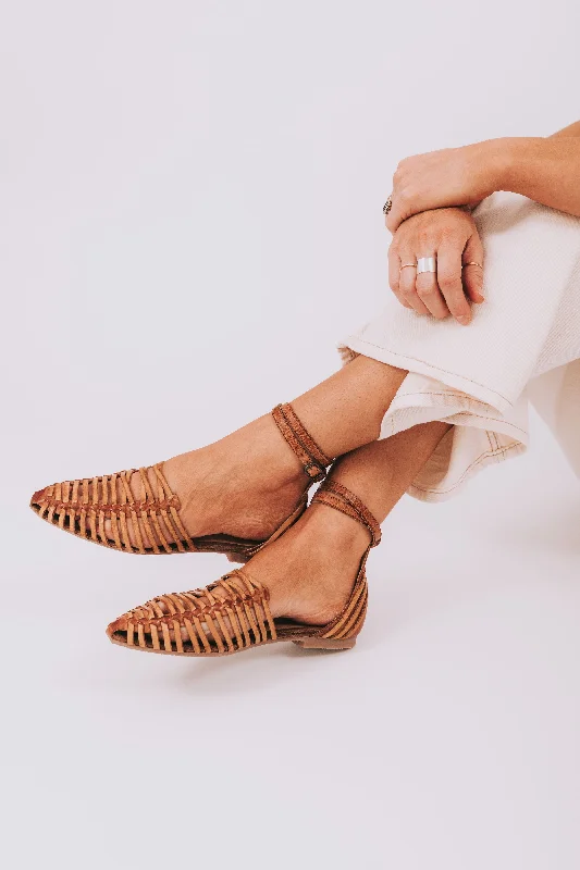 SEYCHELLES - Trinket Cognac Leather Sandal