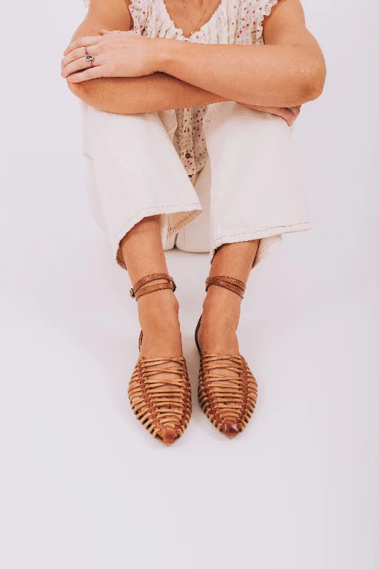 SEYCHELLES - Trinket Cognac Leather Sandal