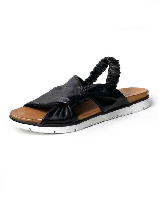 Yara Sandals Black Leather