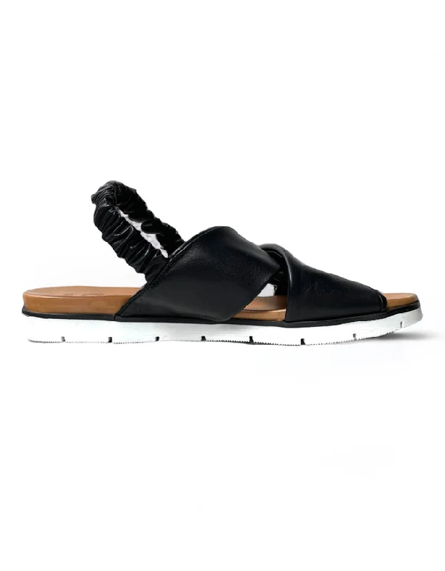 Yara Sandals Black Leather