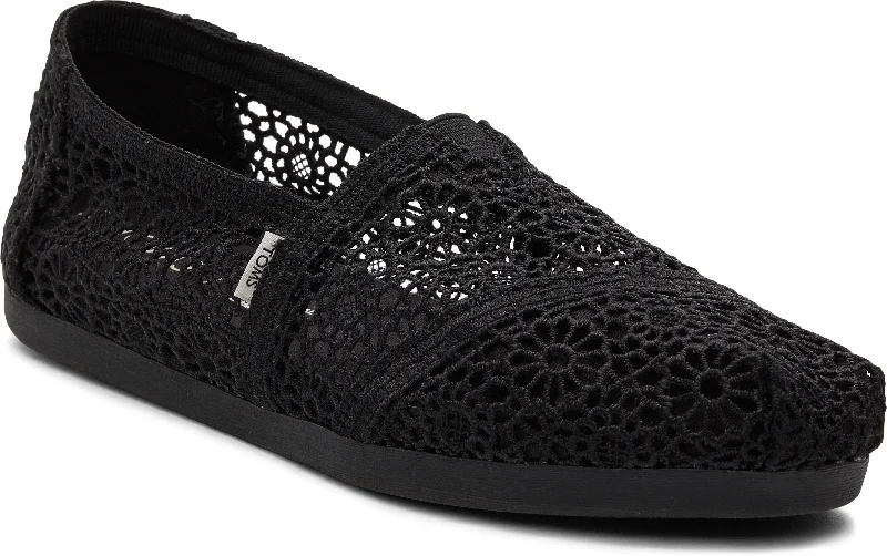 Alpargata Classic - Black Moroccan Crochet