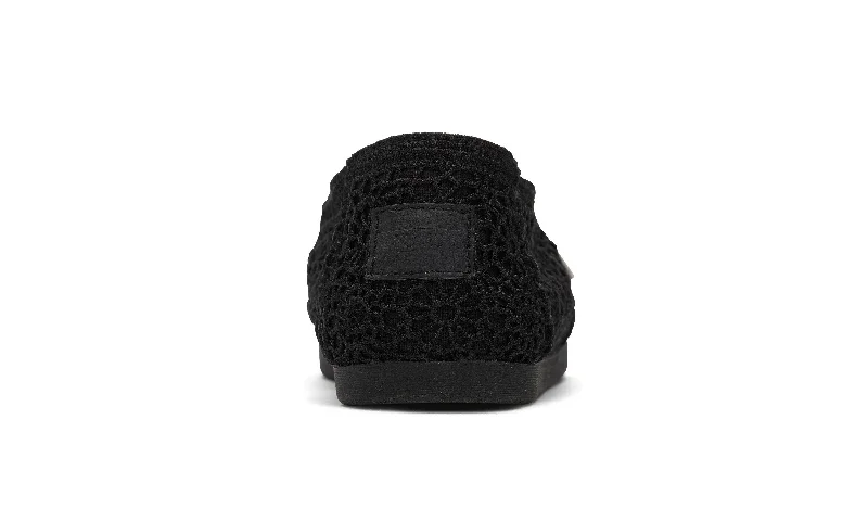 Alpargata Classic - Black Moroccan Crochet