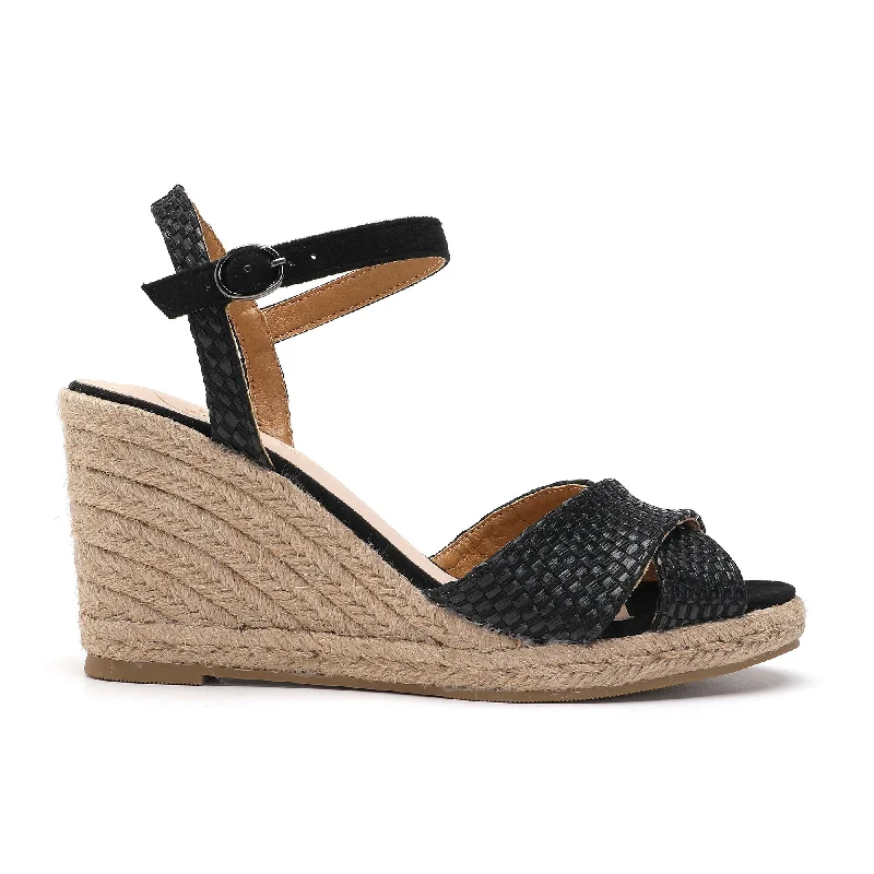 Aspen Black Espadrille