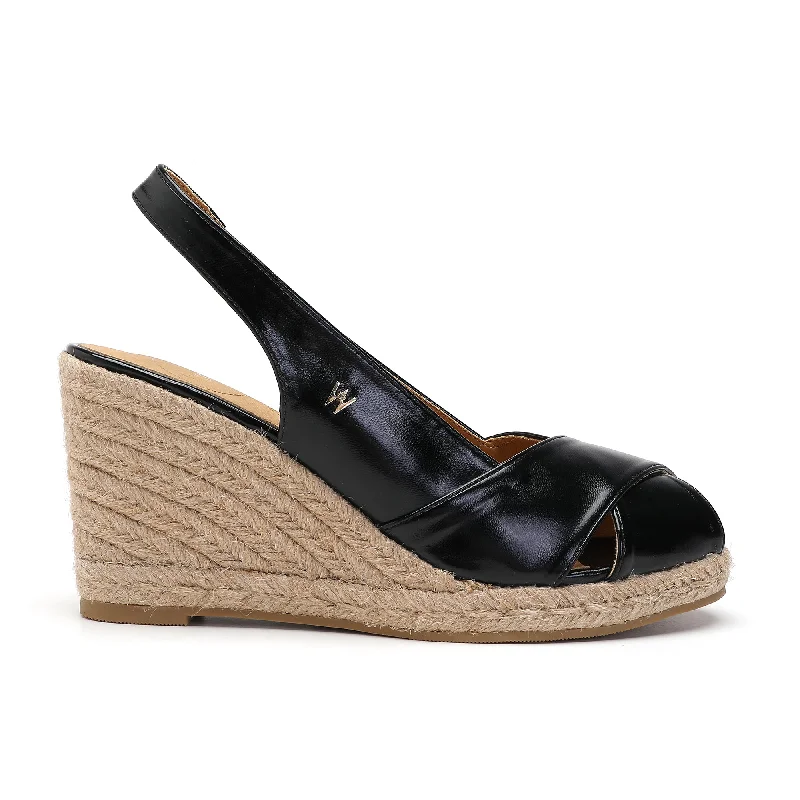 Bella Black Espadrille