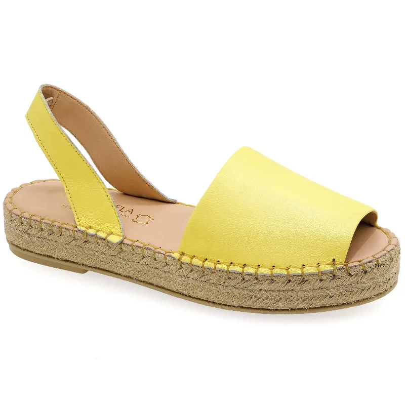 Flatform Peep Toe Espadrilles