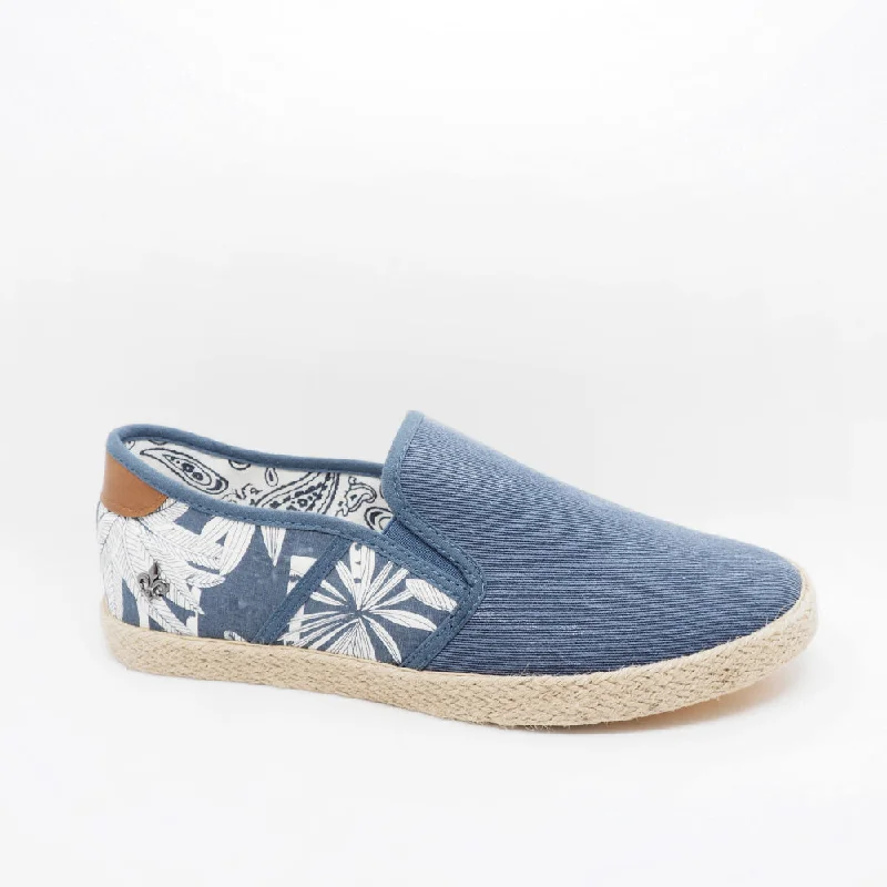 Espadrilles Leo Bleu Jean Homme