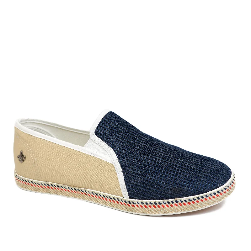 Espadrilles Prime Beige/Marine Homme