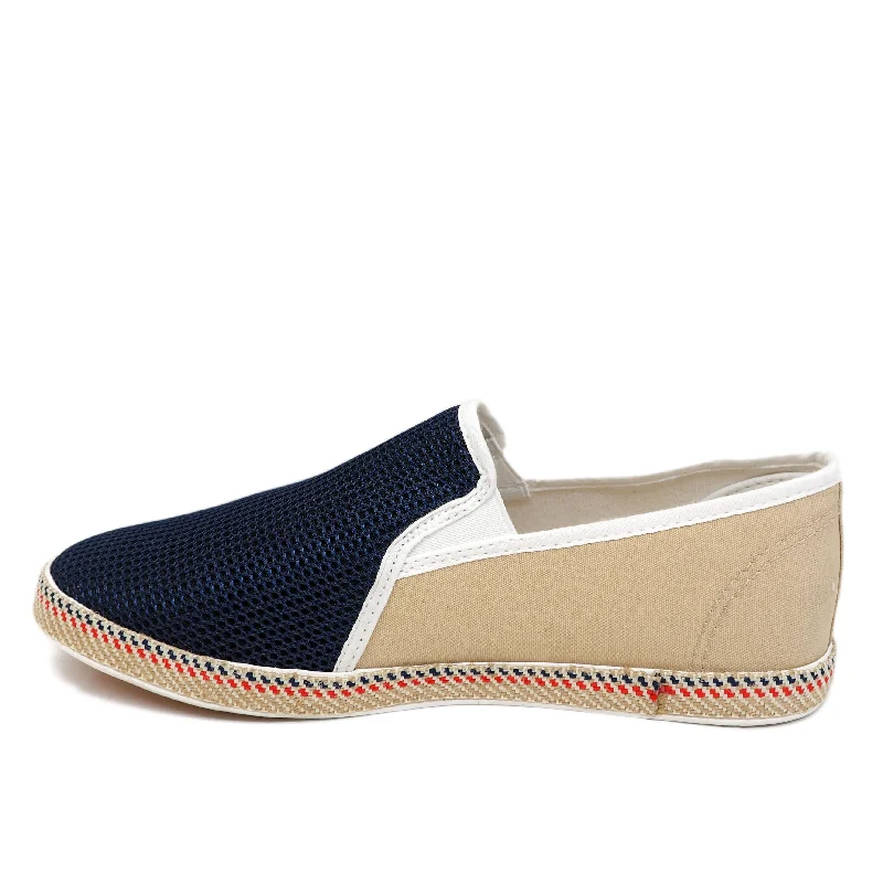 Espadrilles Prime Beige/Marine Homme