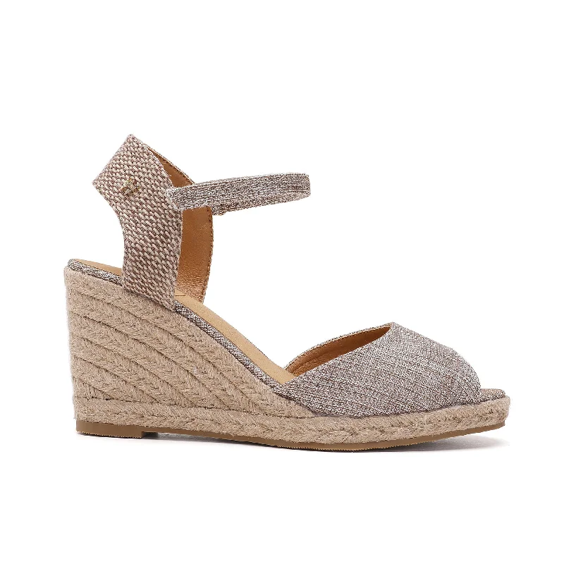 Flora Taupe Espadrille