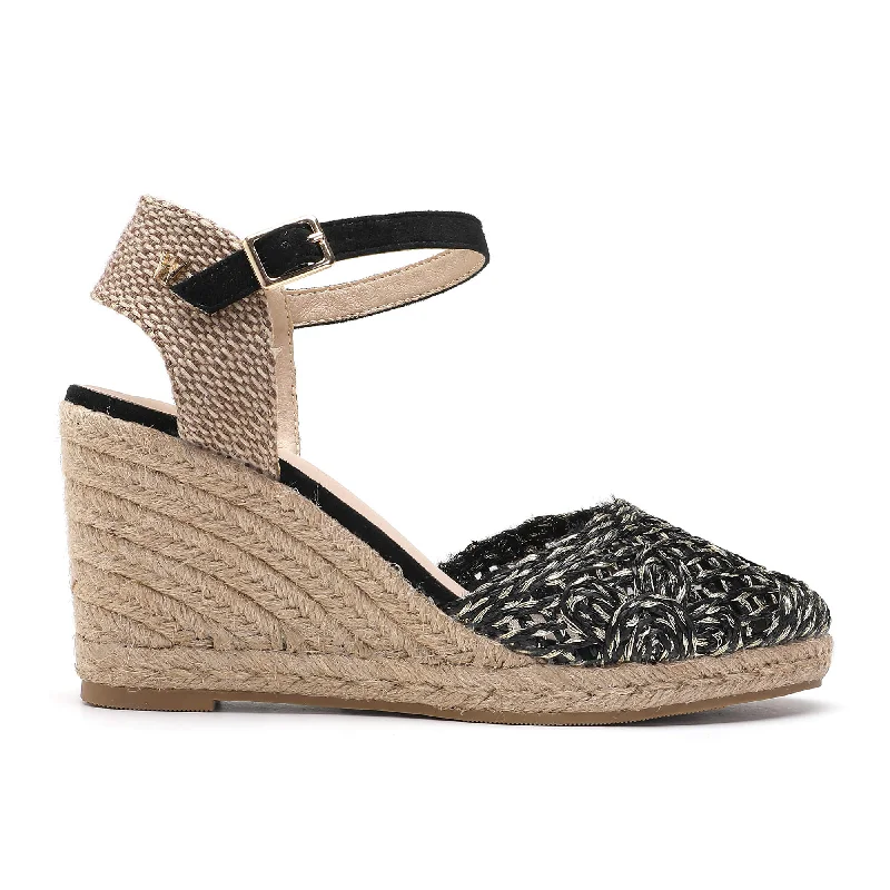 Joy Black Espadrille