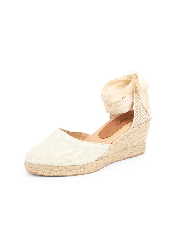 Leon Closed Toe Lace Up Espadrille