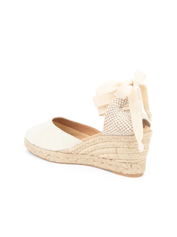 Leon Closed Toe Lace Up Espadrille