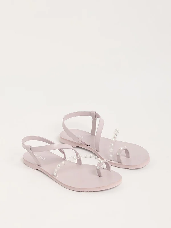 LUNA BLU Lavender Pearl Sandals