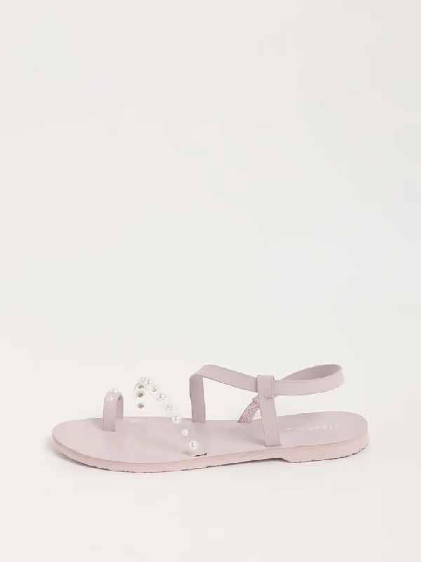 LUNA BLU Lavender Pearl Sandals