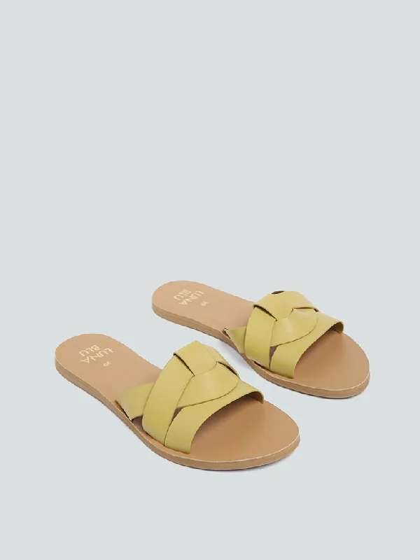 LUNA BLU Lime Signature Slides